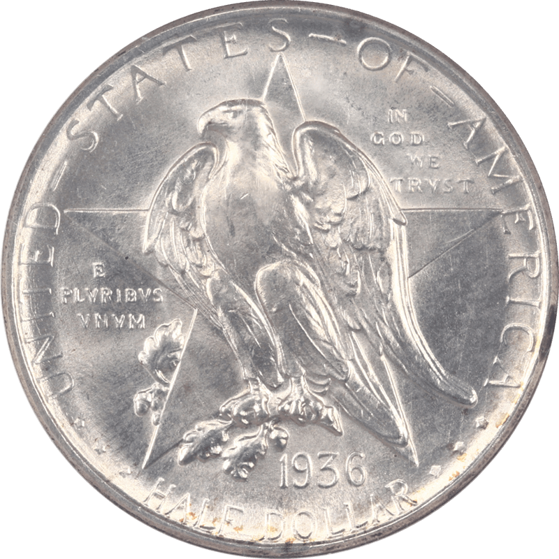 1936-D Texas Half Dollar Commemorative 50c NGC MS 66 