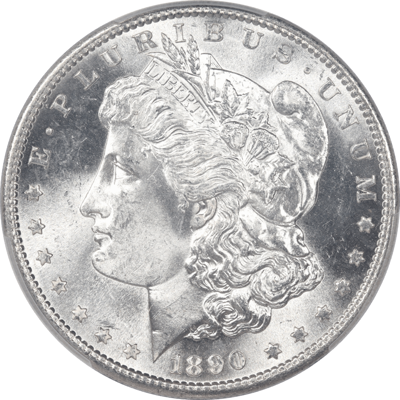 1890-S Morgan Silver Dollar $1 PCGS MS64 Frosty White Coin