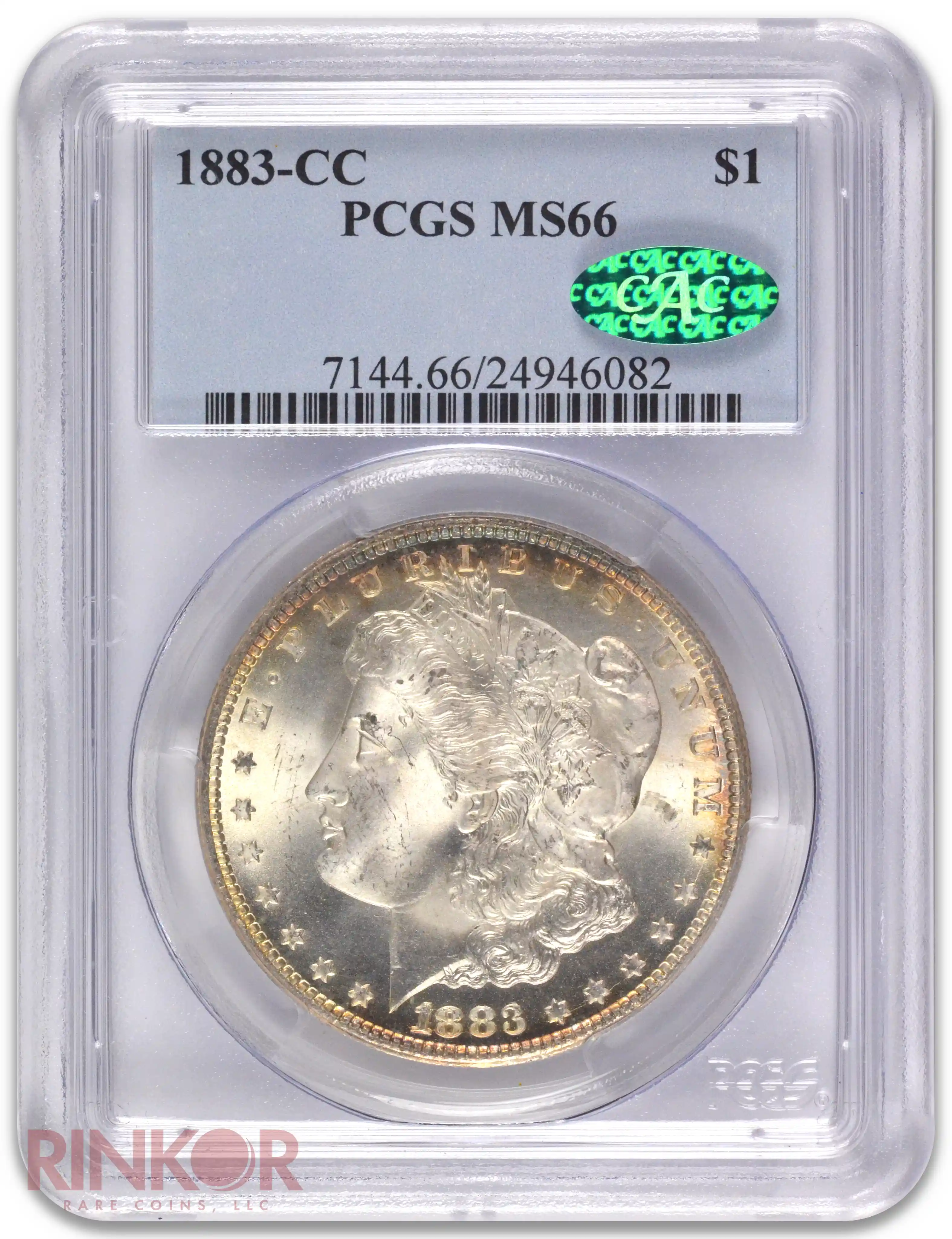 1883-CC $1 PCGS MS 66 CAC