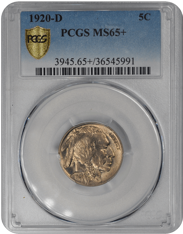 1920-D Buffalo PCGS MS 65+