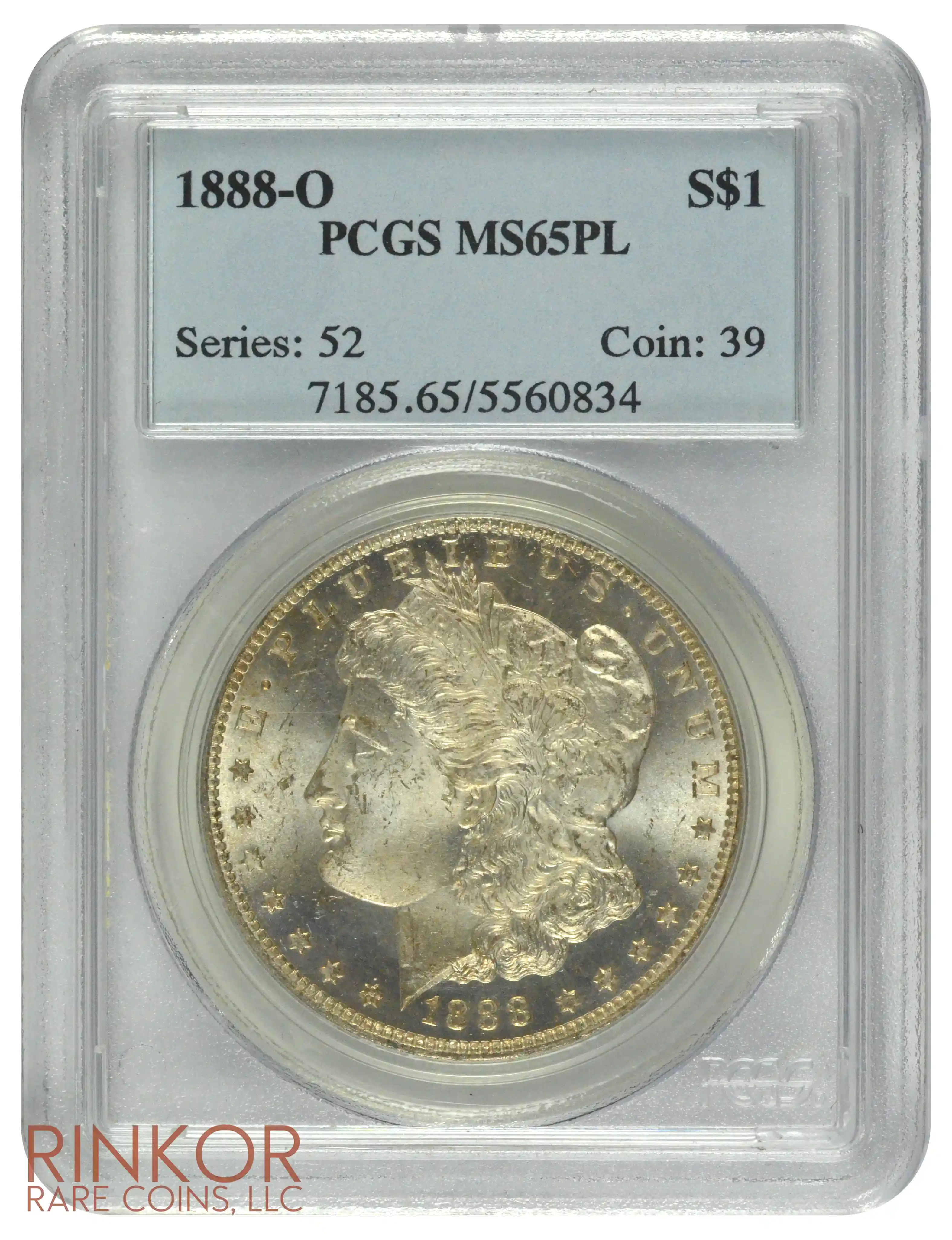 1888-O $1 PCGS MS 65 PL