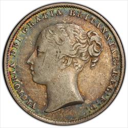 1859 Shil PCGS XF45 