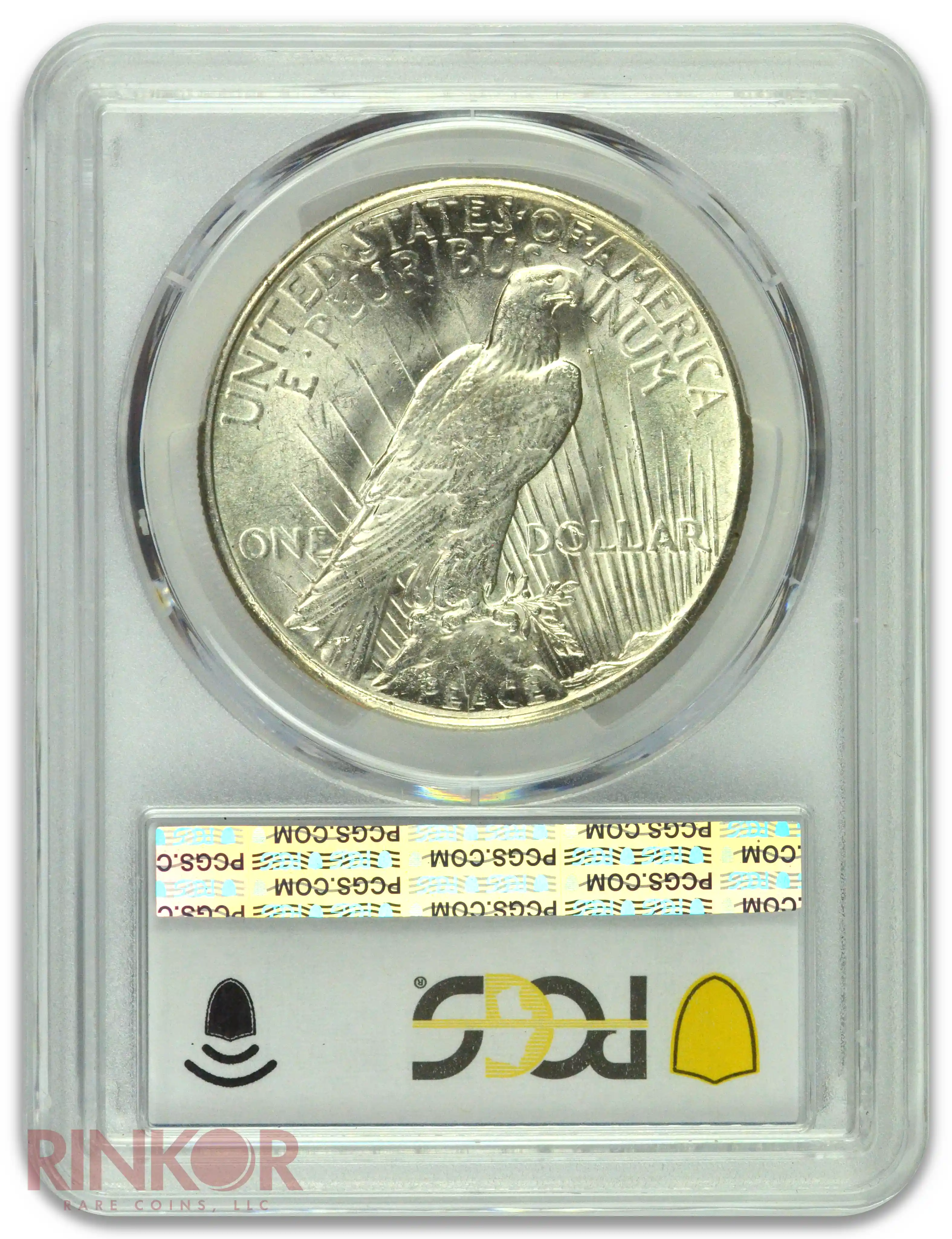 1928 $1 Peace Dollar PCGS MS 62