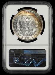 1890 O $1 NGC MS 62 