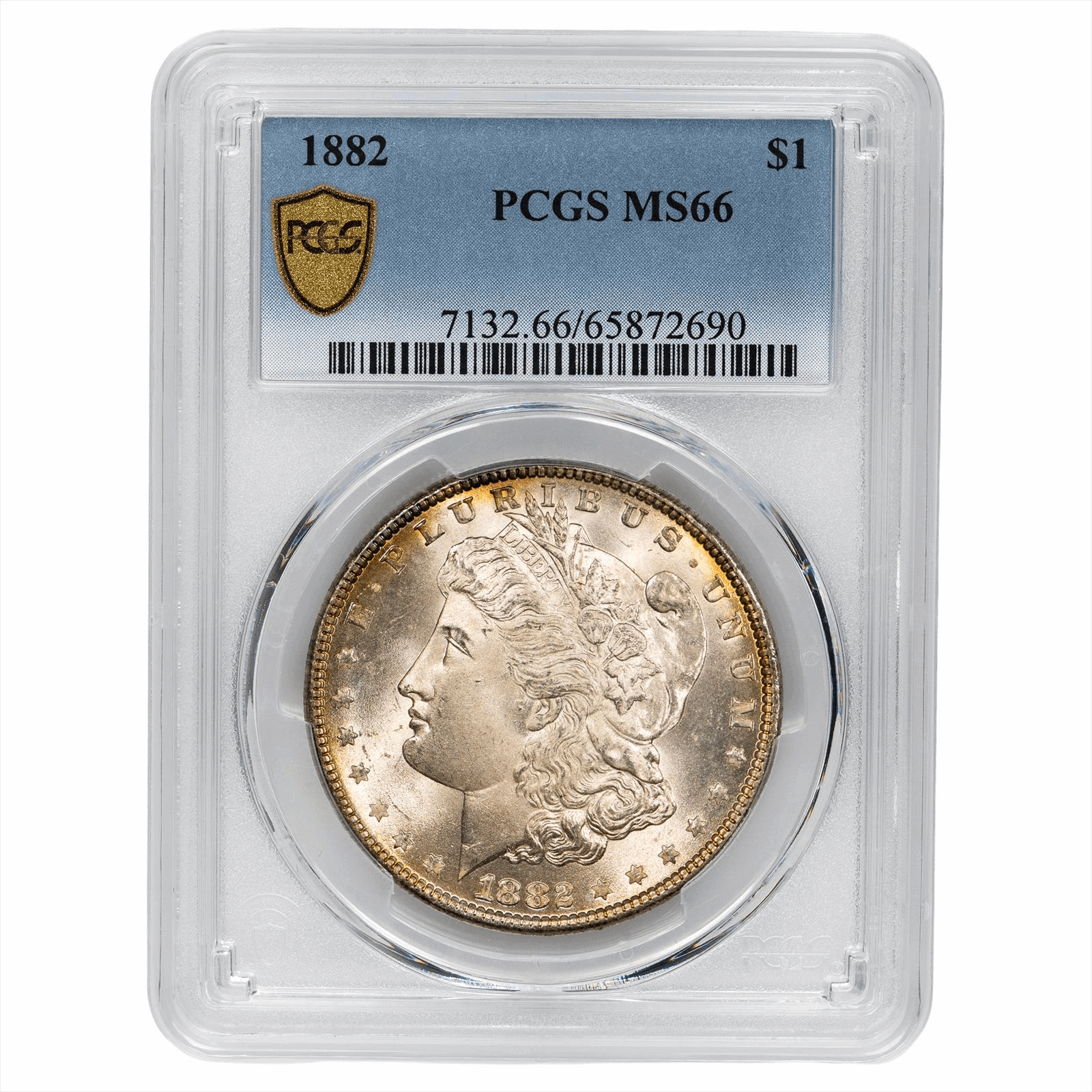 1882 Morgan Dollar $1 PCGS MS 66 