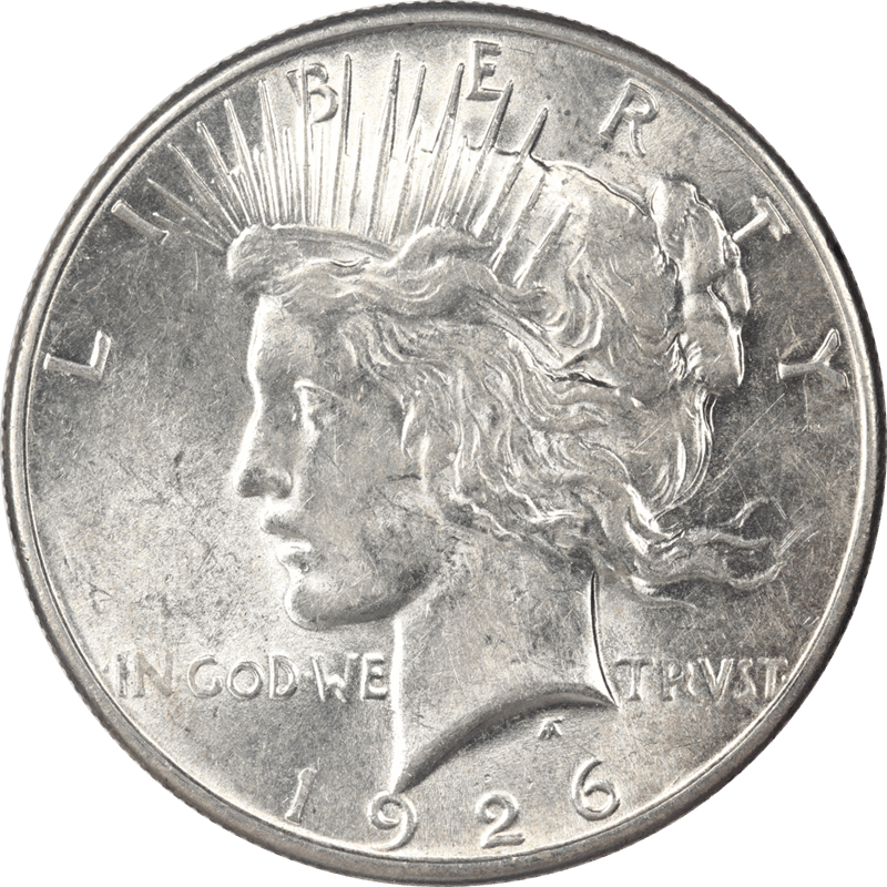 1926-S Silver Peace Dollar $1 UNC