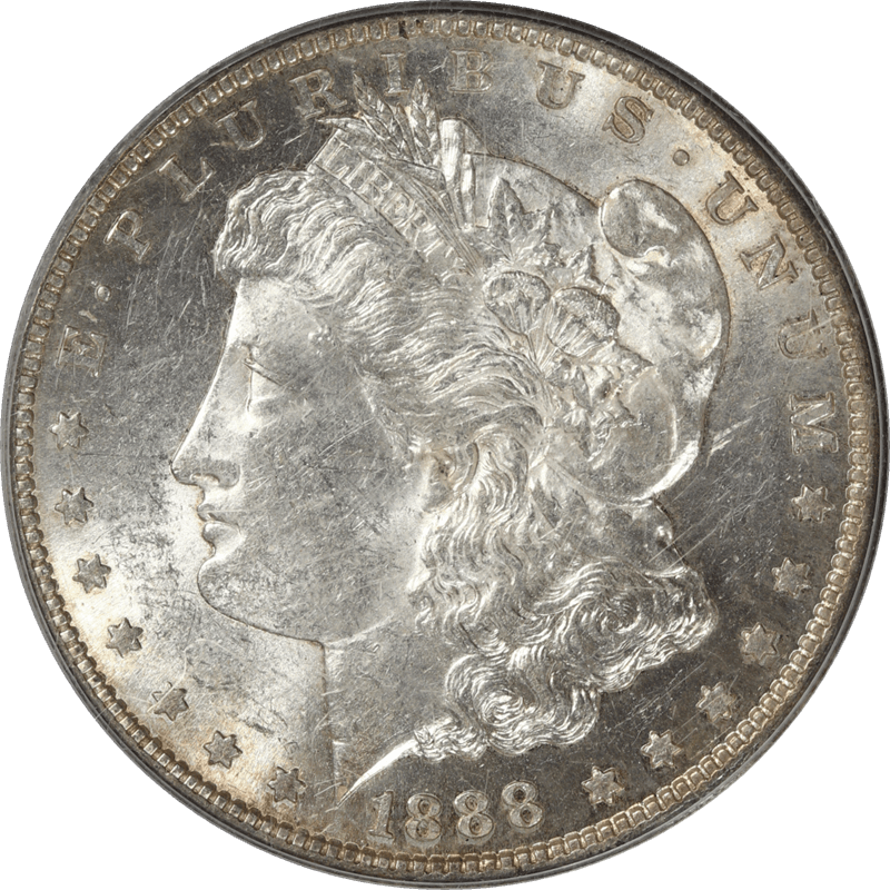 1888-S Morgan Dollar S$1 PCGS AU 58