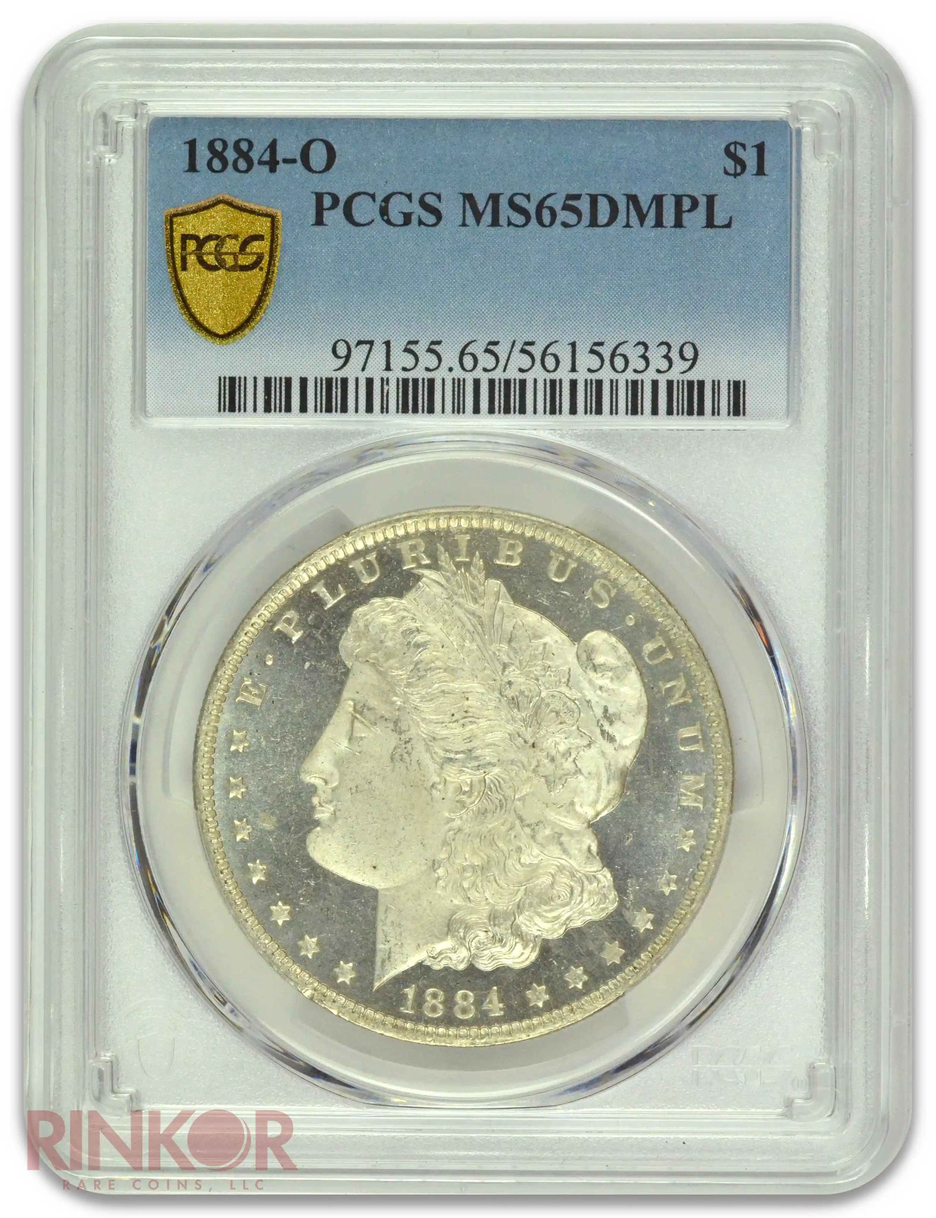 1884-O $1 Morgan Dollar PCGS MS 65 DMPL