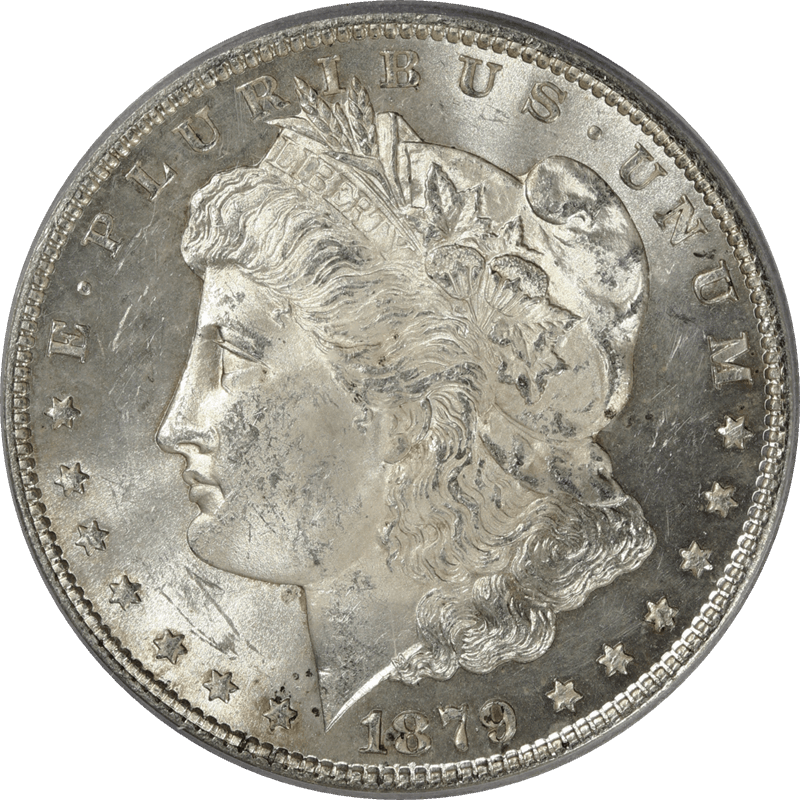 1879-S Morgan Silver Dollar $1 PCGS MS 62 