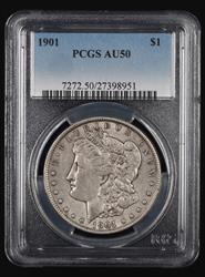 1901 $1 PCGS AU50