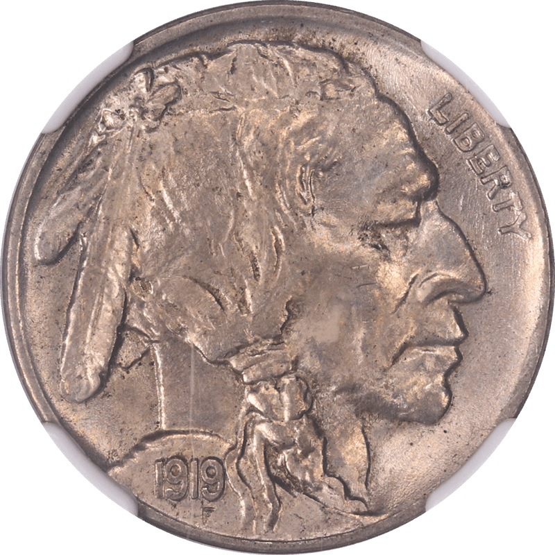1919 Buffalo Nickel 5c NGC MS 64