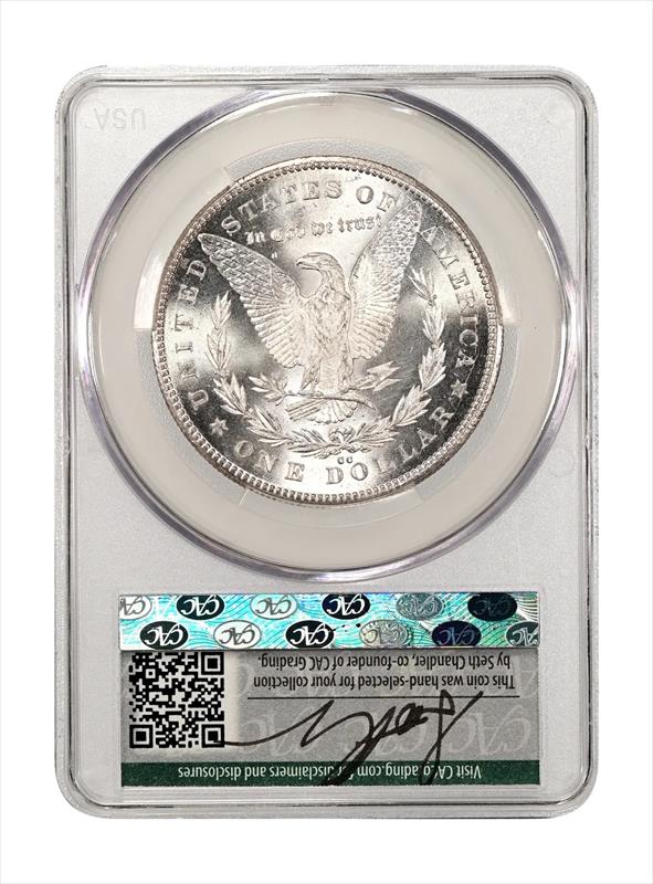 1878-CC $1 CACG MS 63 WitterBrick