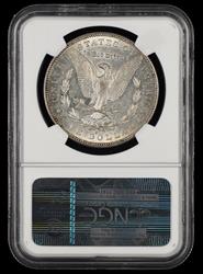 1884 S $1 NGC  AU58