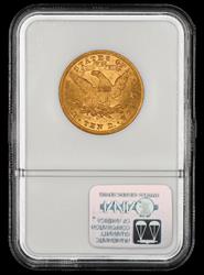 1888 O $10 Gold NGC MS 62
