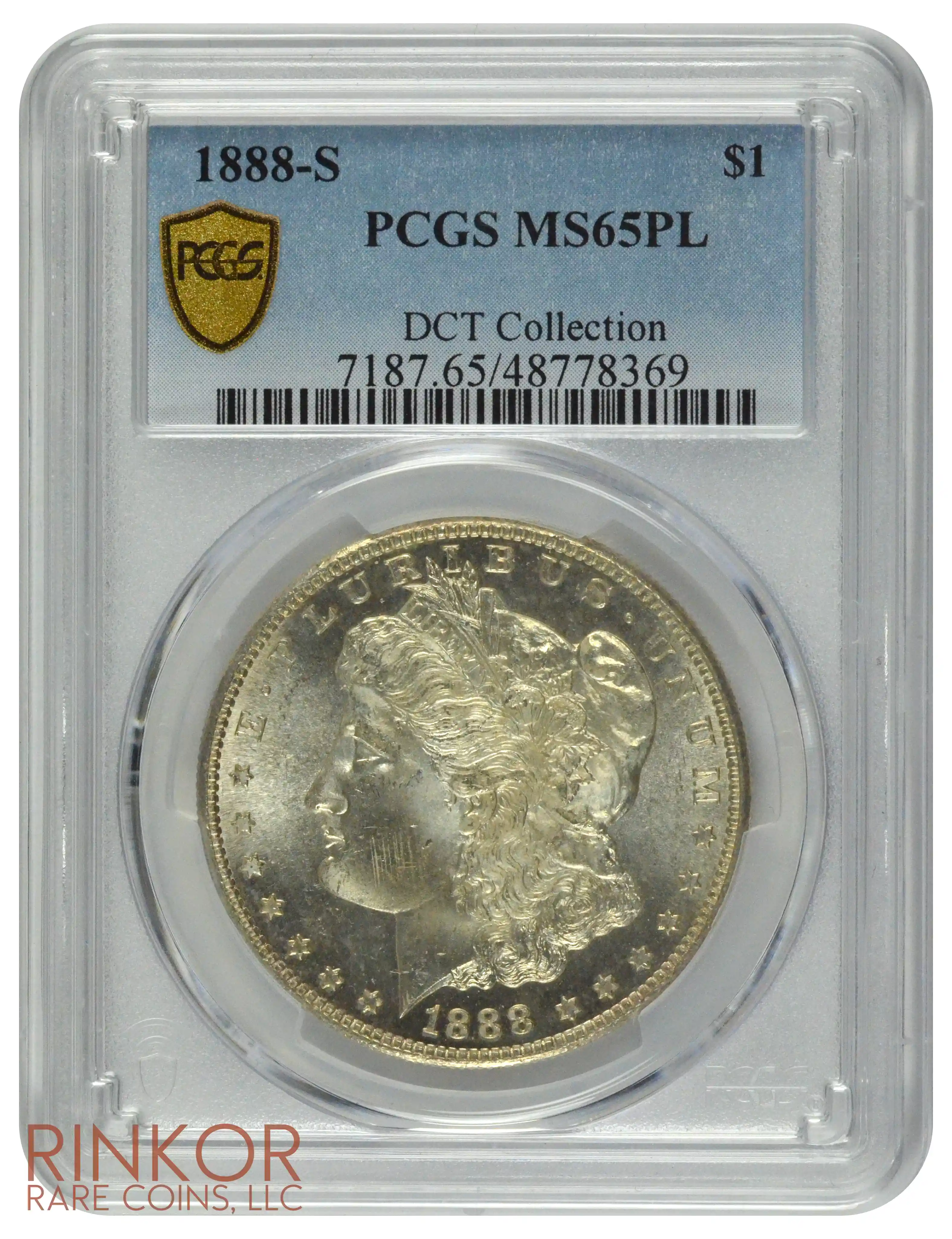1888-S $1 PCGS MS 65 PL