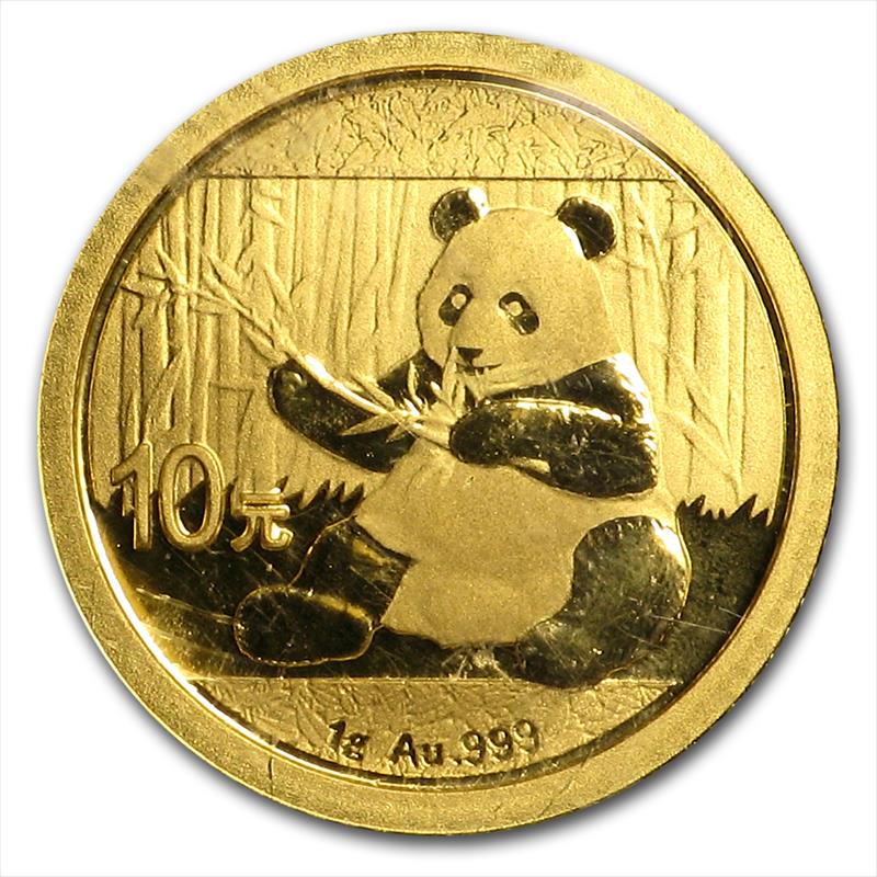 1 Gram Gold Chinese Panda -Assorted Dates- 