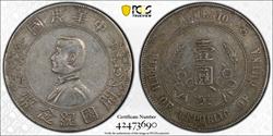 nd (1927) China, Republic Y-318a LM-49 PCGS XF-45