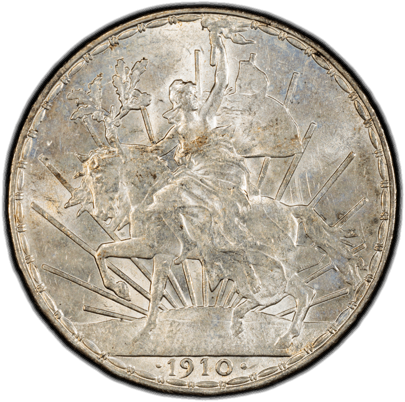 1910 Mexico Peso KM-453 PCGS MS 62