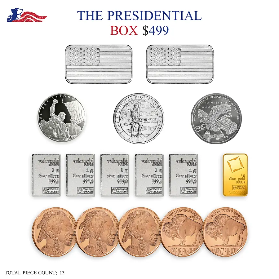 The Presidential Box - Gold & Silver Bundle Honoring 45/47  Reverse