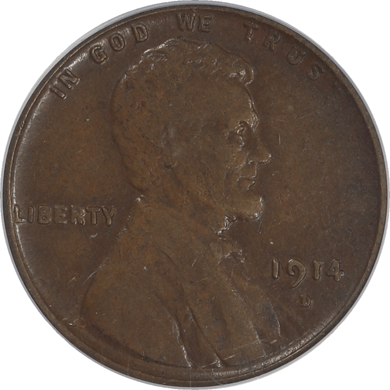 1914-D Lincoln Wheat Cent 1C PCGS XF 40