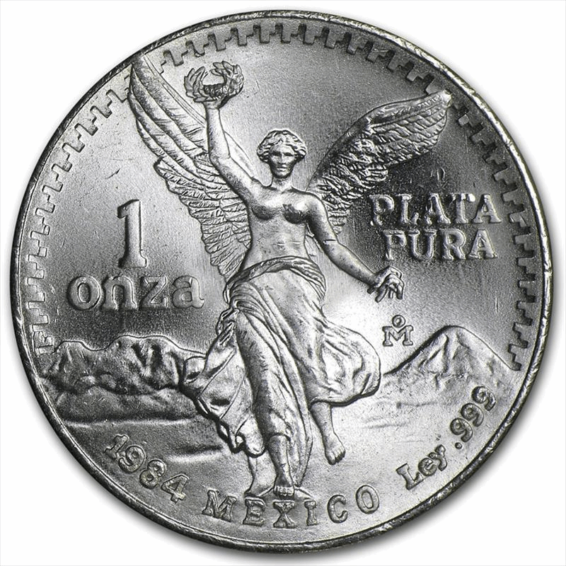 1984 1oz .999 Mexican Silver Libertad 