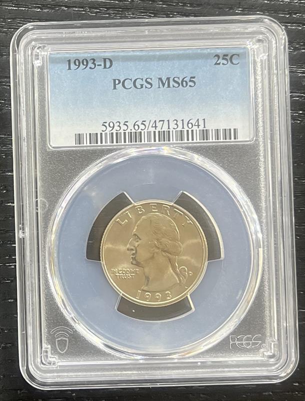 1993-D Washington PCGS MS 65
