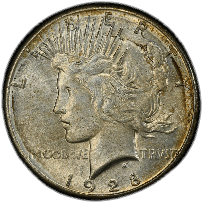 1928 $1 PCGS MS 64 CAC