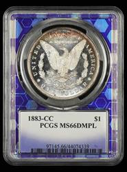 1883-CC $1  PCGS MS 66 DMPL