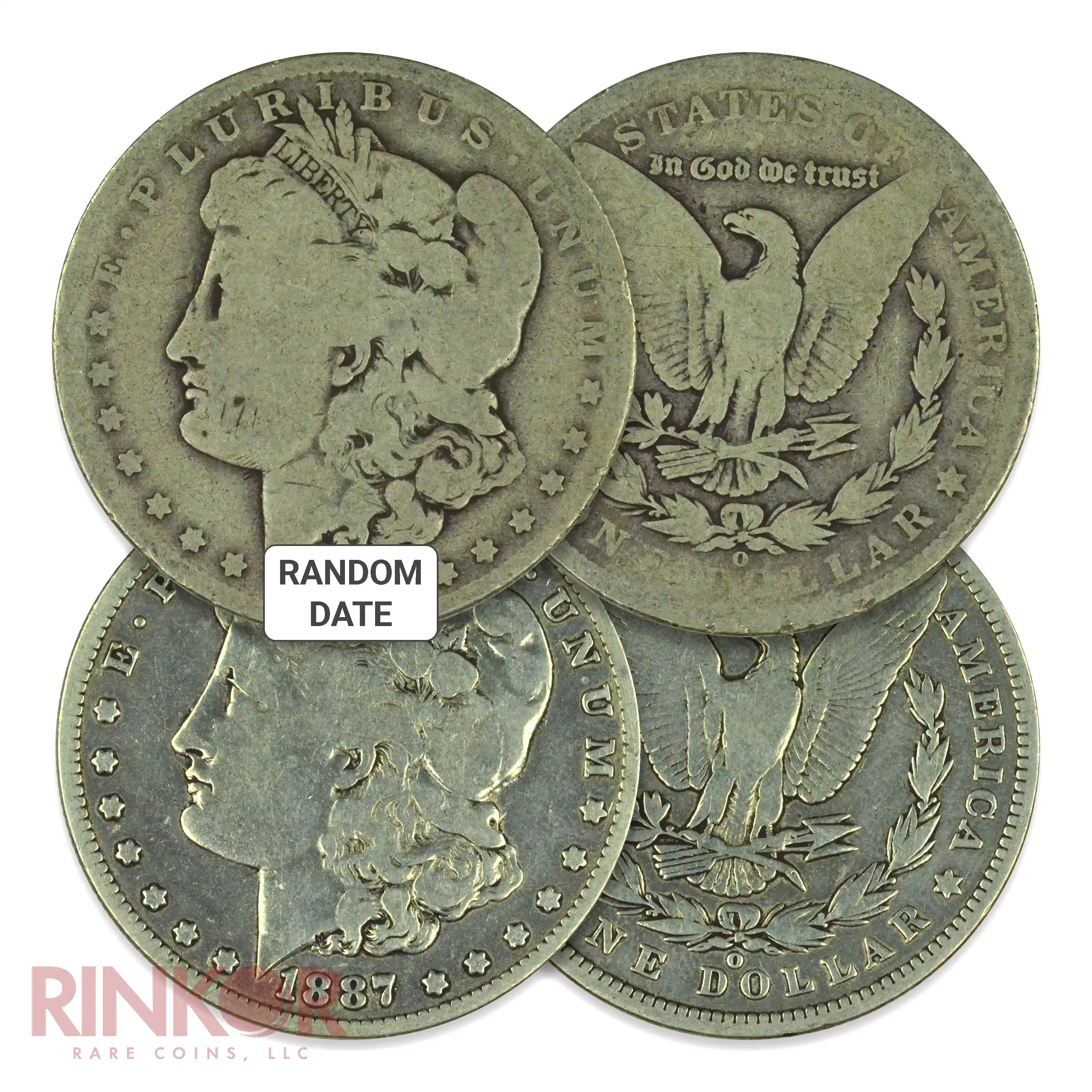Mixed Date Pre-1921 $1 Morgan Silver Dollar Cull Condition 