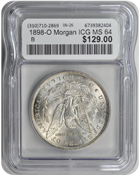 1898-O Morgan ICG MS 64