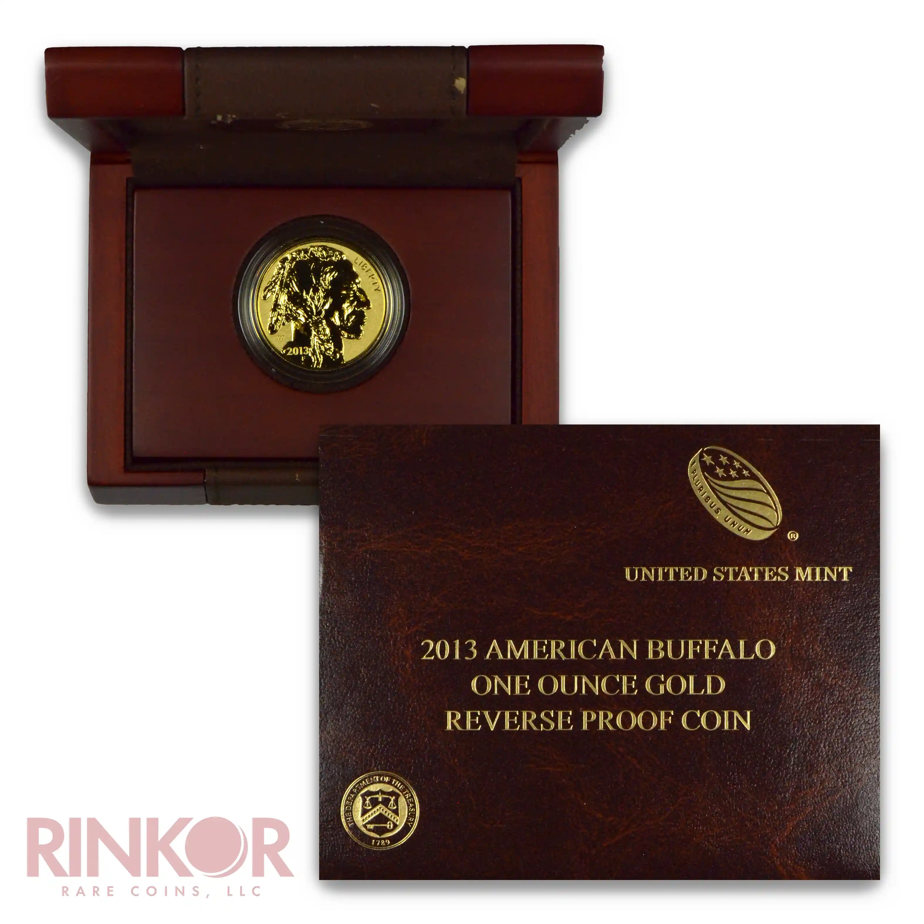 2013-W 1oz American Gold Buffalo Reverse Proof (Box and CoA)