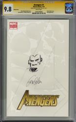 Avengers #1 CGC Signature Series 9.8 (Marvel, 2010) Signed & Sketch by Gene Colan 