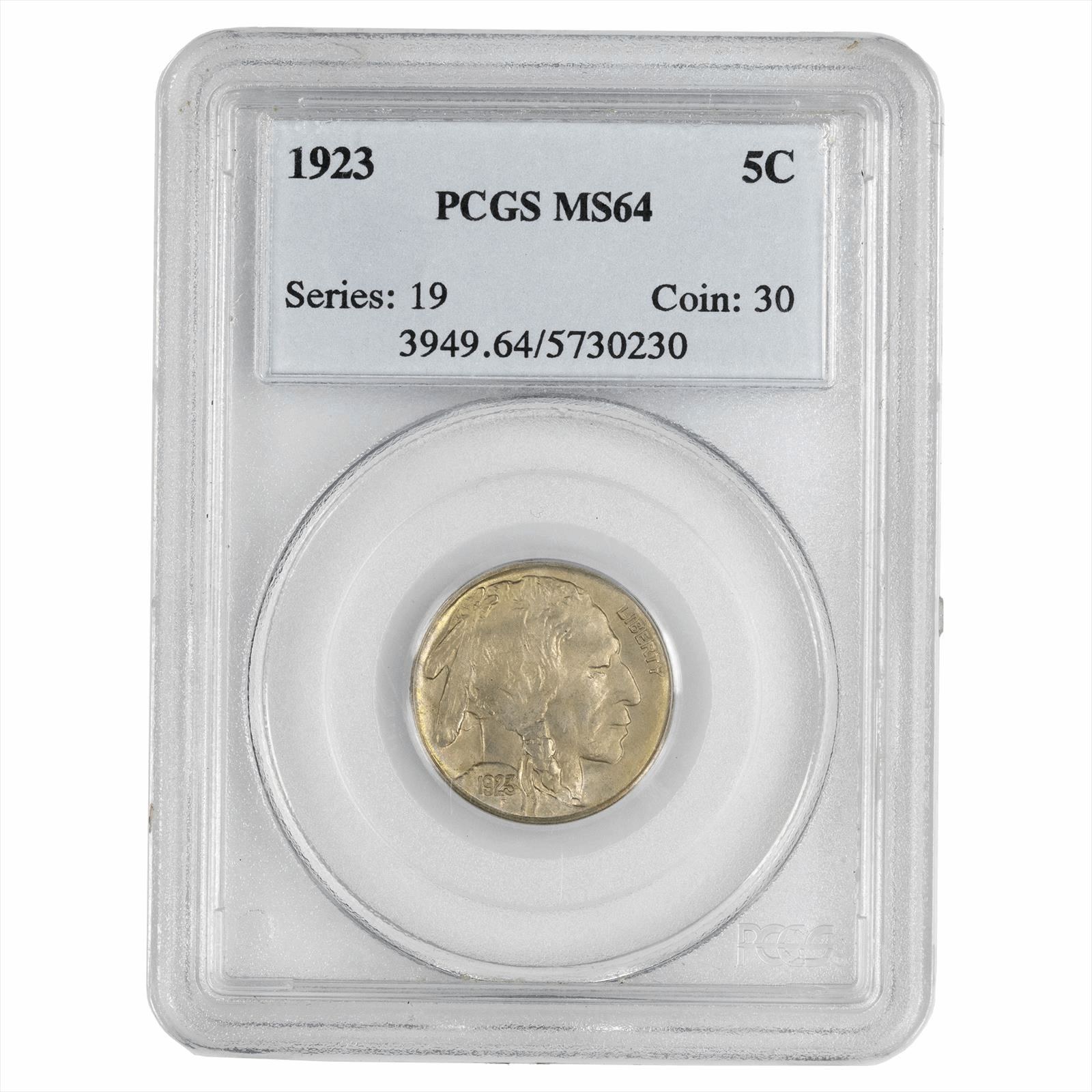 1923 Buffalo Nickel PCGS MS 64 