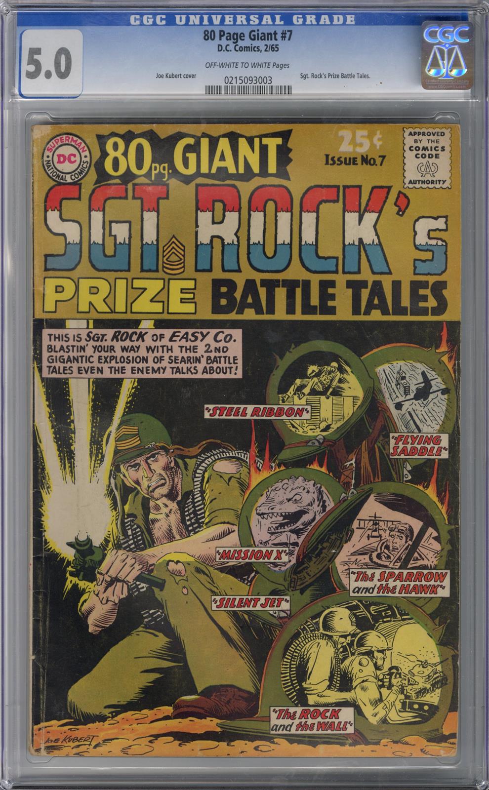 80 Page Giant #7 CGC 5.0 5.0