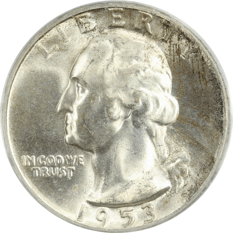1953-S Washington Quarter 25c, PCGS MS 66 