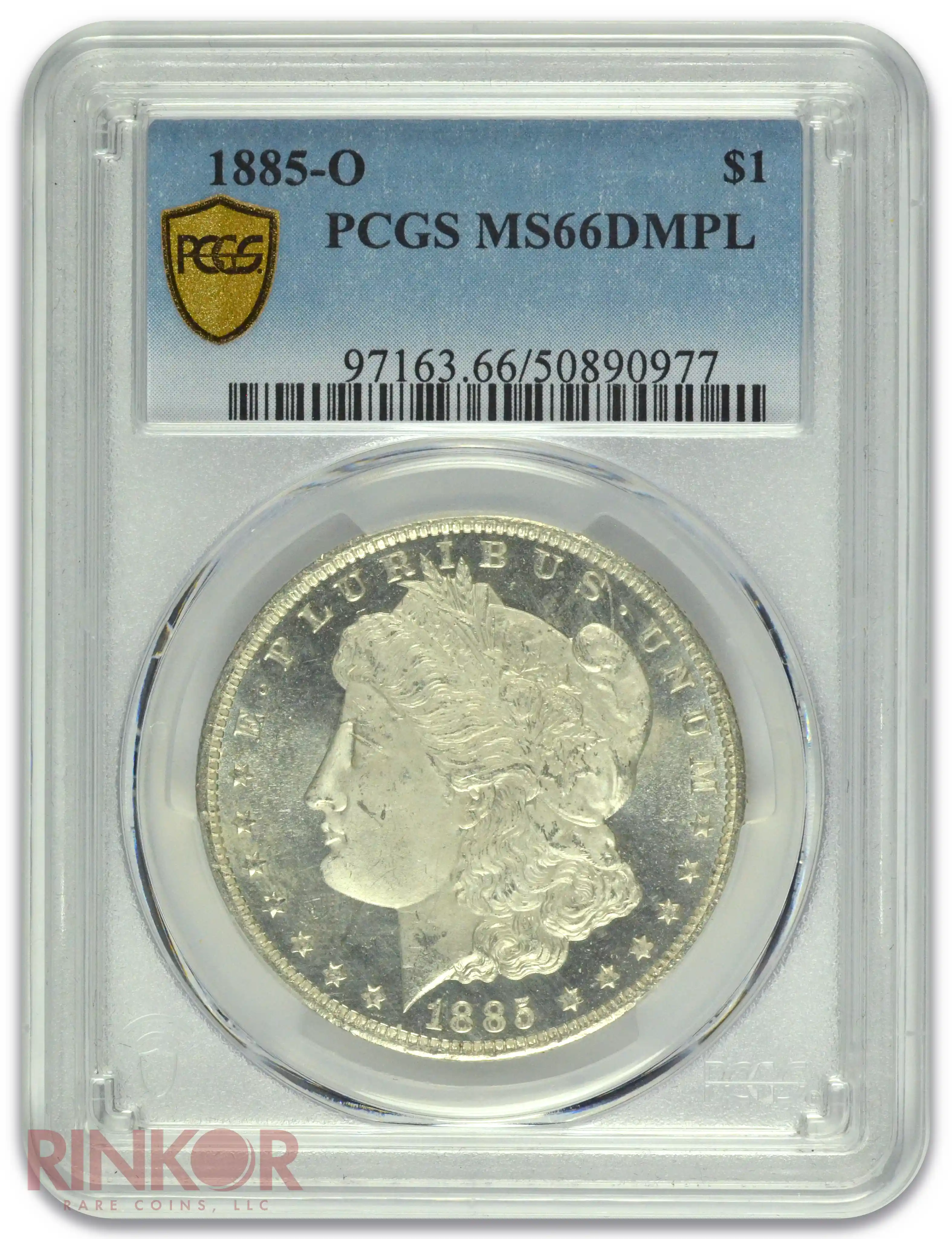 1885-O $1 PCGS MS 66 DMPL 