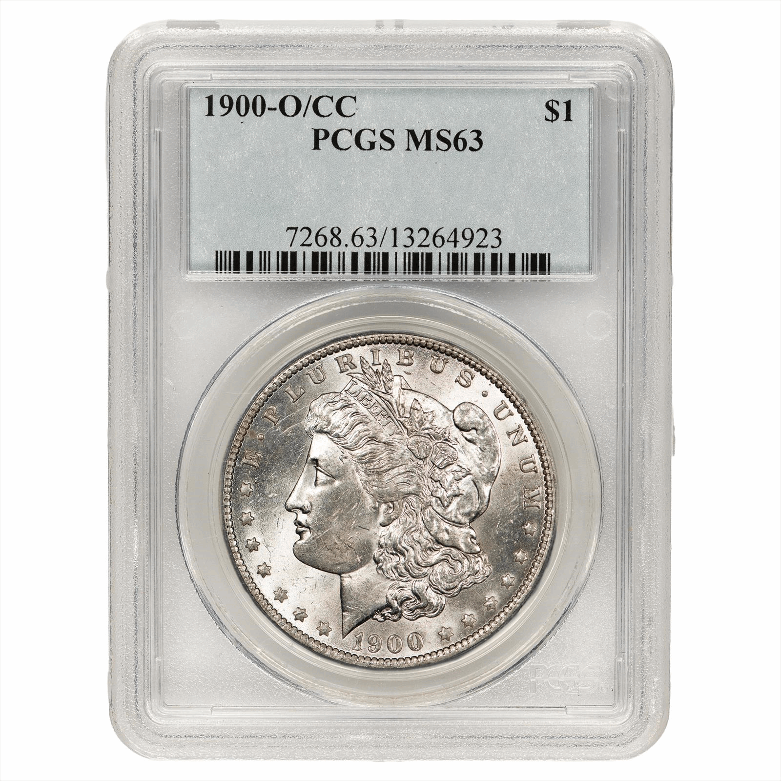 1900-O/CC Morgan Dollar $1 PCGS MS 63 