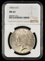 1926 S $1 NGC MS 62