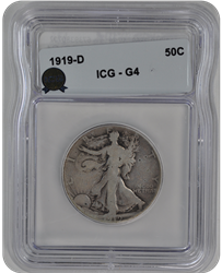 1919-D Walking Liberty ICG  G4