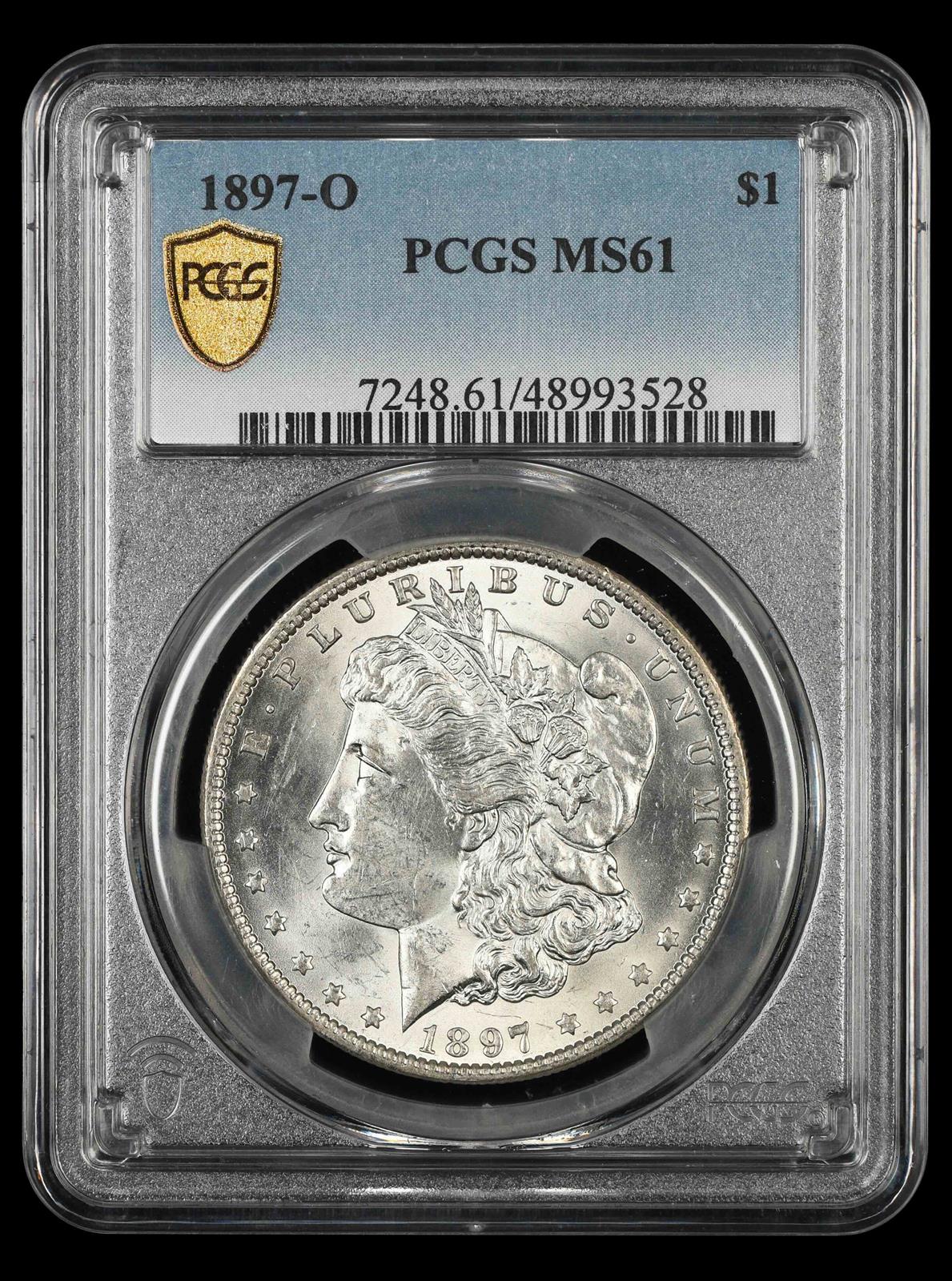 1897 O $1 PCGS MS61