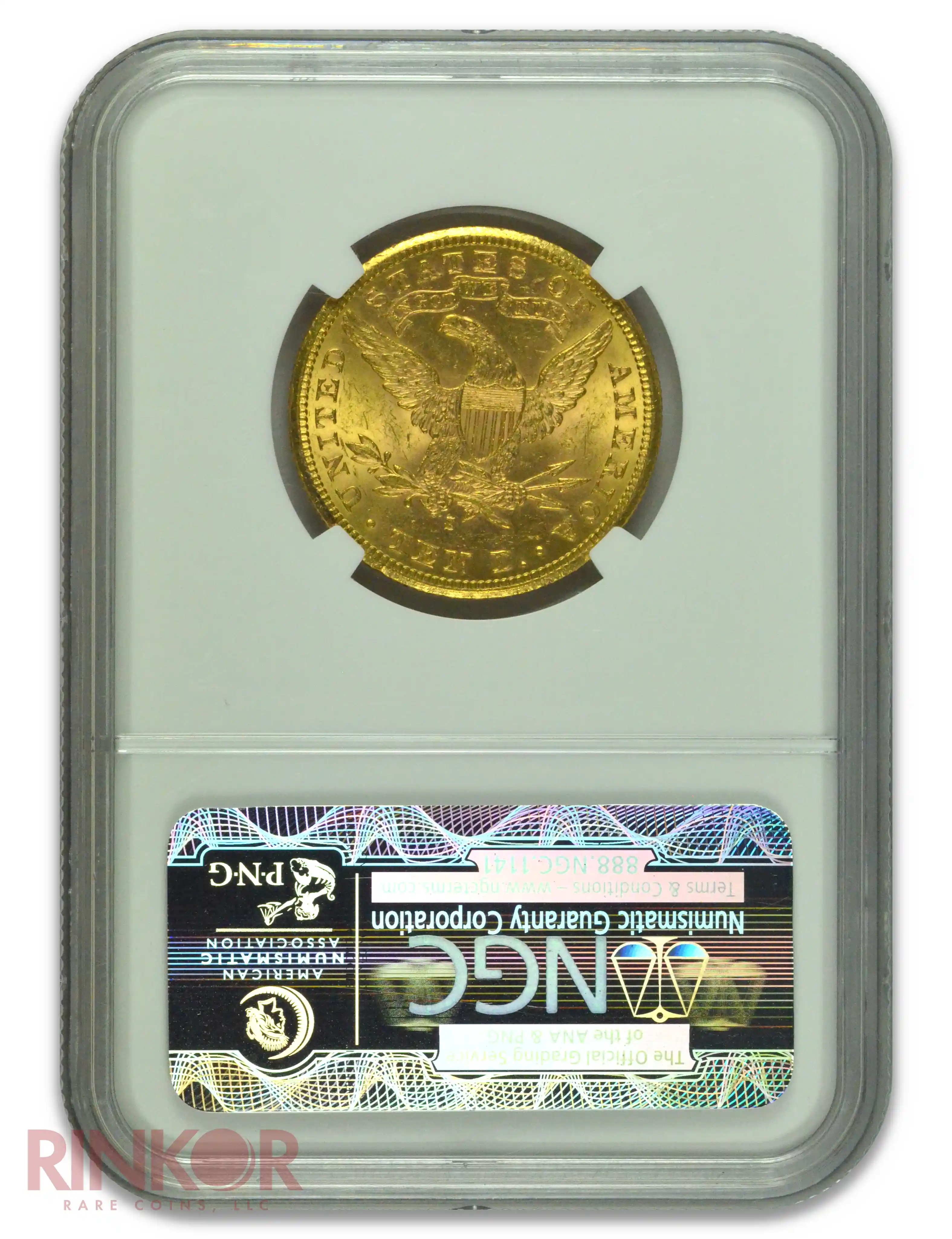 1902-S $10 Liberty Head NGC MS 63