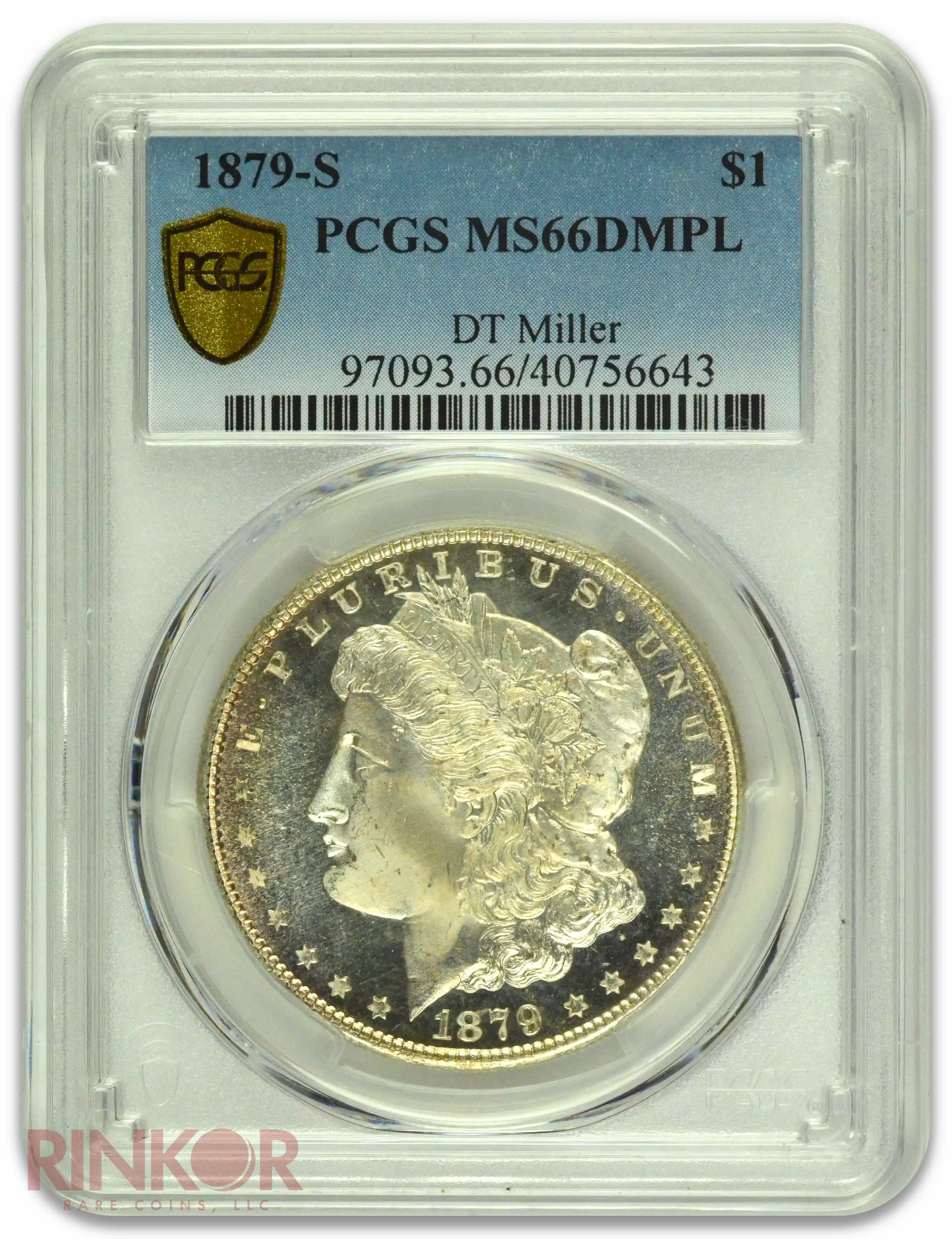 1879-S $1 Morgan Dollar PCGS MS 66 DMPL