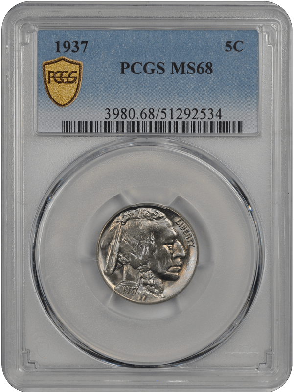 1937 Buffalo PCGS MS 68 