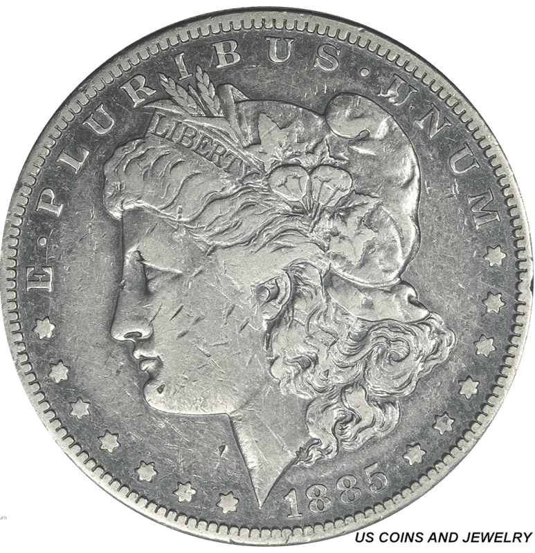 1885-S Morgan Silver Dollar Very Fine