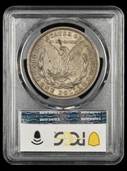 1921 $1 Morgan Mint Error Obverse Peeling Lamination PCGS AU-58