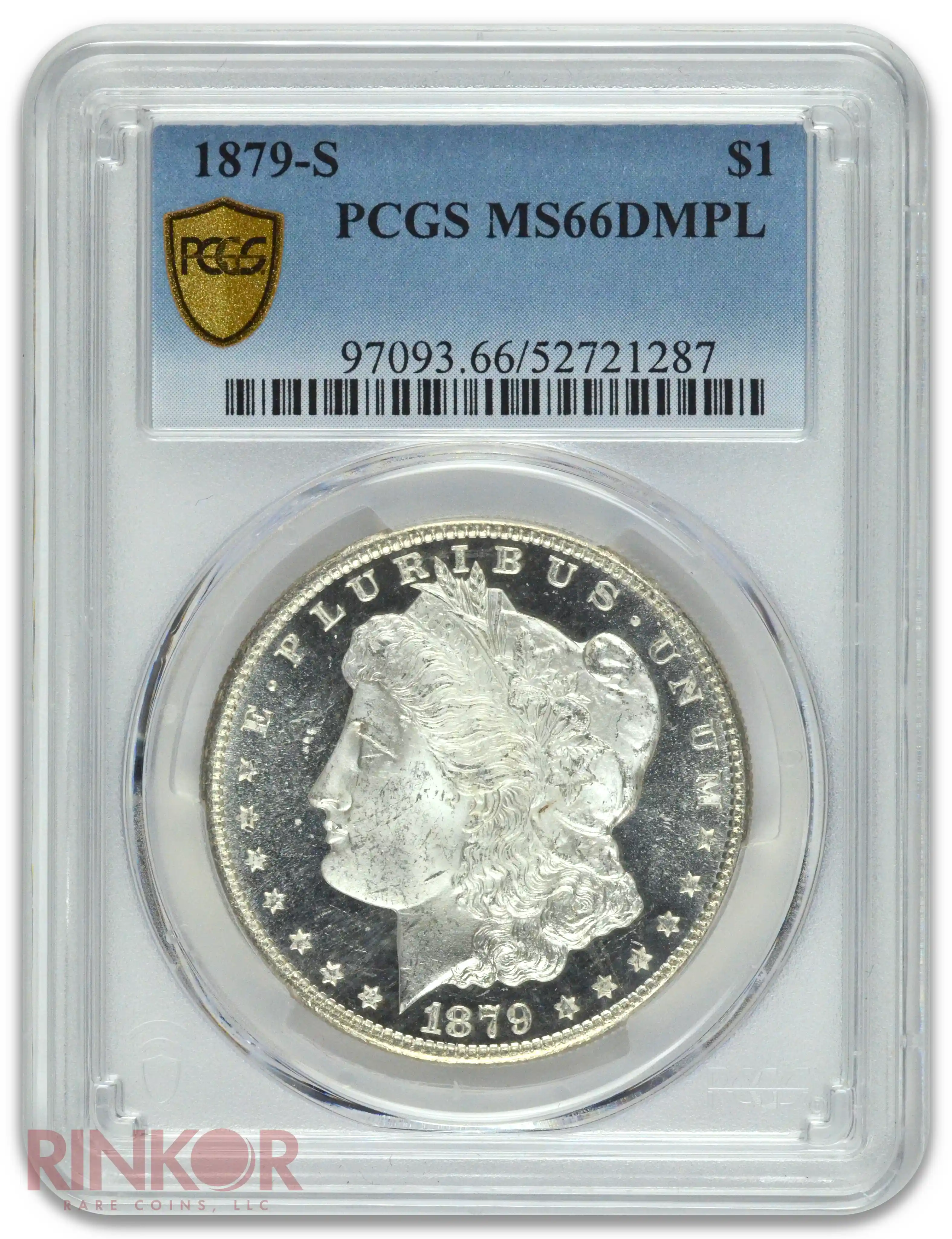 1879-S $1 Morgan Dollar PCGS MS 66 DMPL 