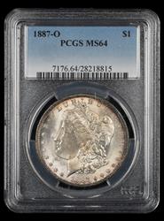 1887-O $1 PCGS MS 64