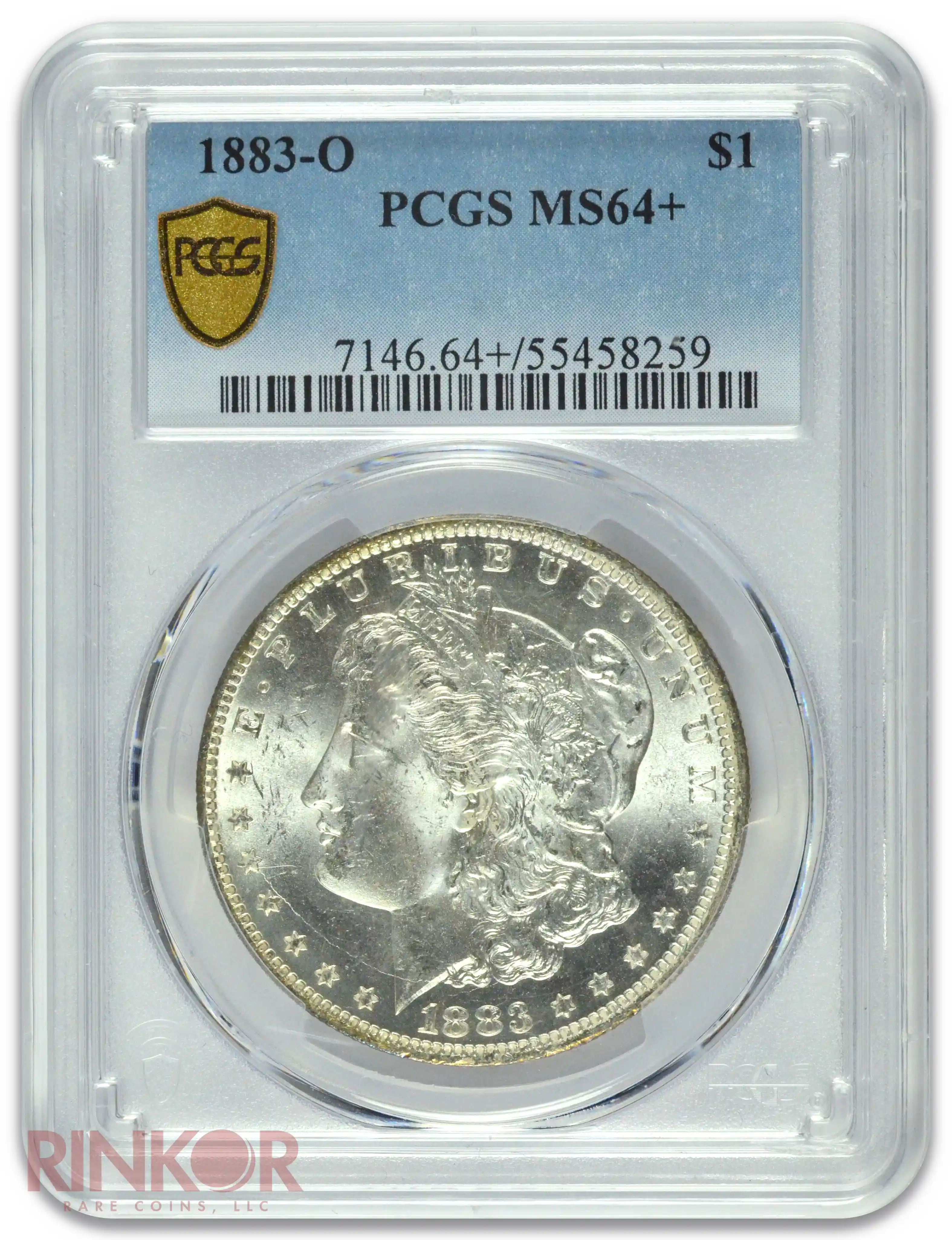 1883-O $1 PCGS MS 64+