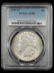 1896-O $1 PCGS AU-50