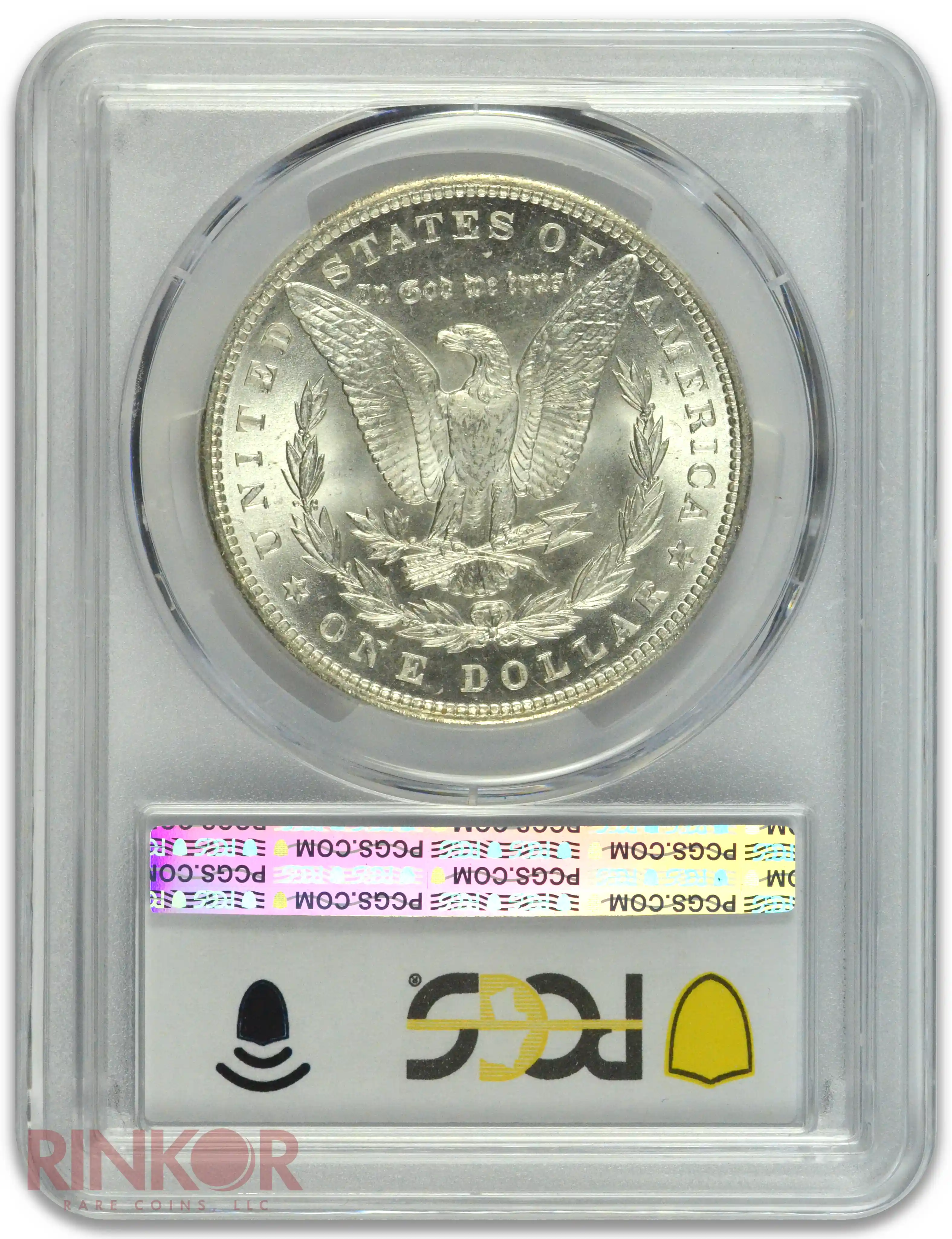 1890 $1 PCGS MS 64